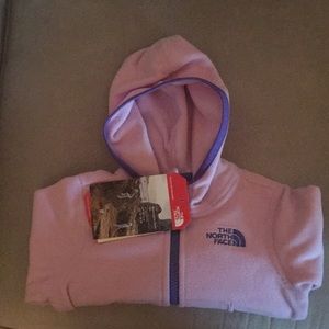 The North Face baby Glacier full zip hoodie